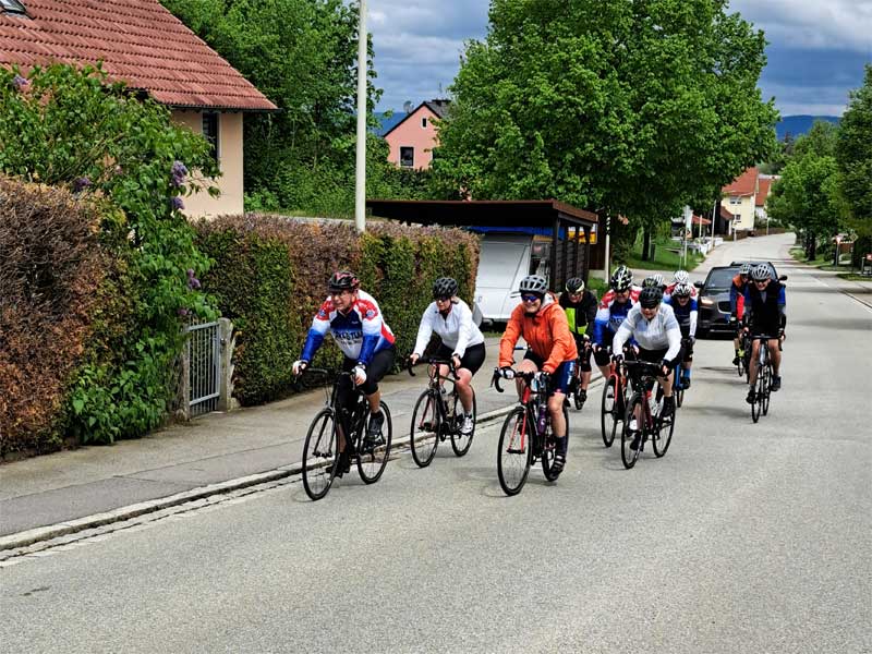 Rennrad fahren im Biketeam Regensburg